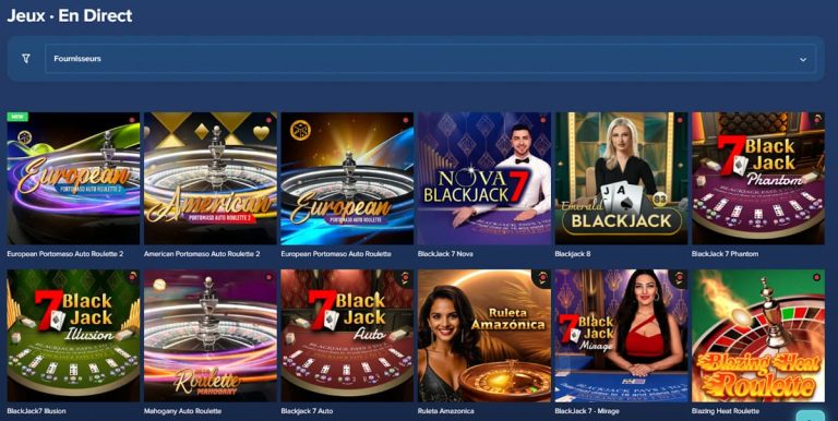 Spintropolis Casino jeux live
