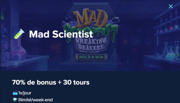 Spintropolis Casino Mad Scientist